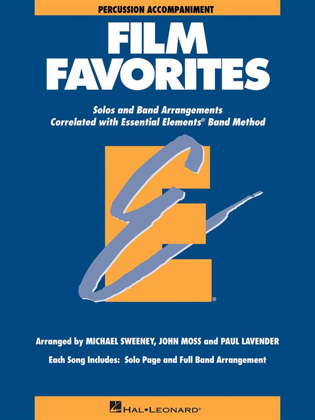 Hal Leonard Essential Elements - Film Favorites - Percussion