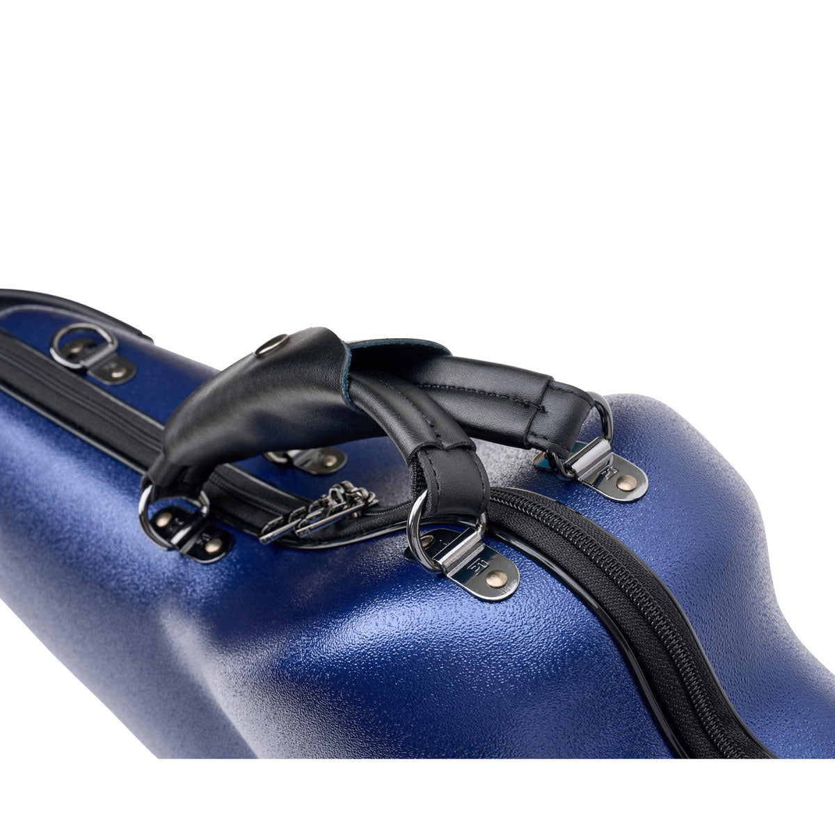Blauwe Micro Zip-koffer - Altsaxofoon