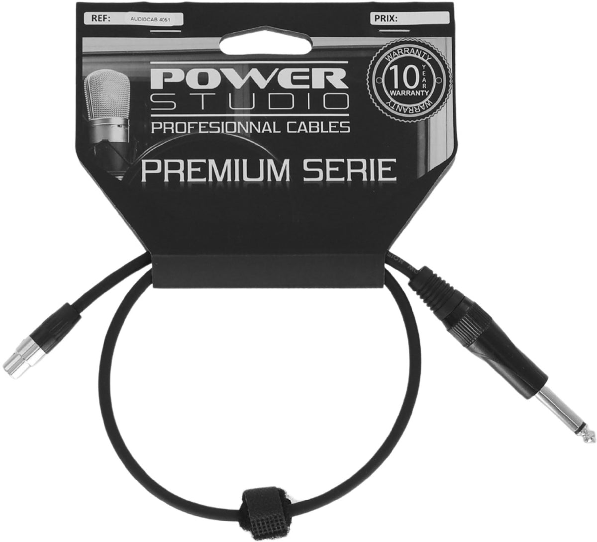 AUDIOCAB 4051 Jack naar mini-XLR female 3-polig