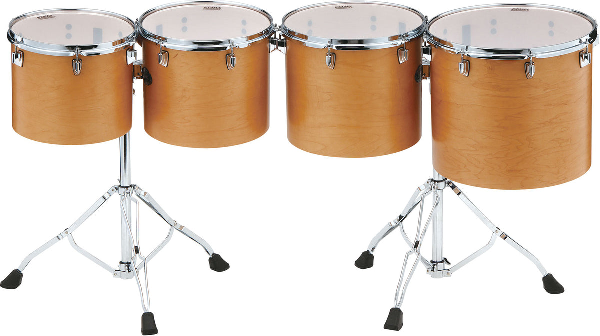 Tama LOW-PITCHED 4PC SINGLE HEAD CONCERT TOM SET VINTAGE ANTIQUE MAPLE