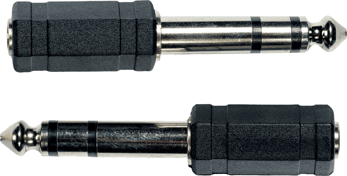 AD04 Adapter Stereo Jack Mannelijk Stereo Jack Vrouwelijk 3.5 MM - Set van 2
