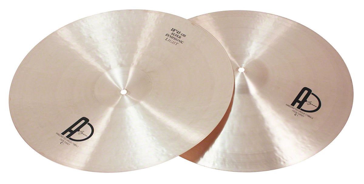 Agean Orkestbekkens 18" Light Super Symphonic - Bronze B25