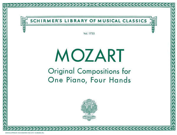 Schirmer Original Compositions for Piano 4 Hands