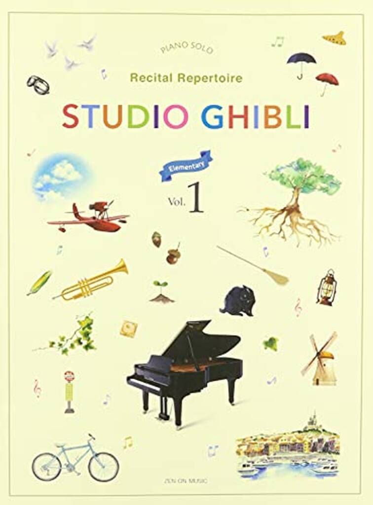Zen-On Music Studio Ghibli Récital Répertoire Elementary Vol.1 Piano