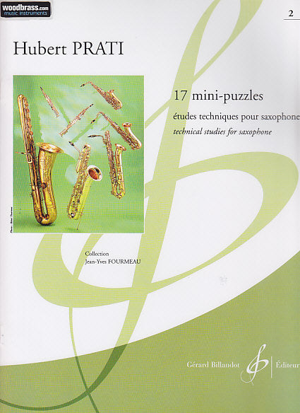 Billaudot 17 Mini-Puzzles Saxophone - Prati