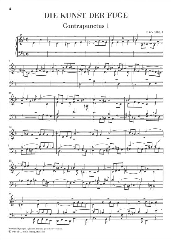 Bach J.S. - Art Of The Fugue BWV 1080