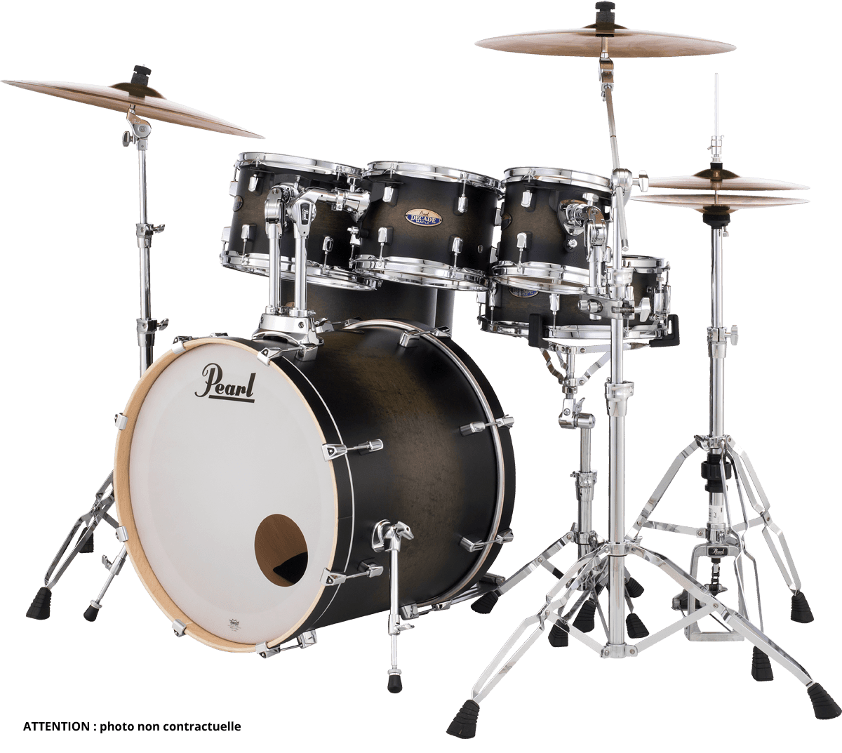 Decade Maple Stage 22 Satijnzwarte Burst