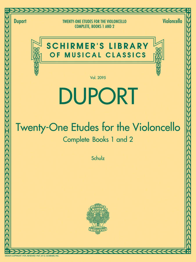 21 Etudes For Cello