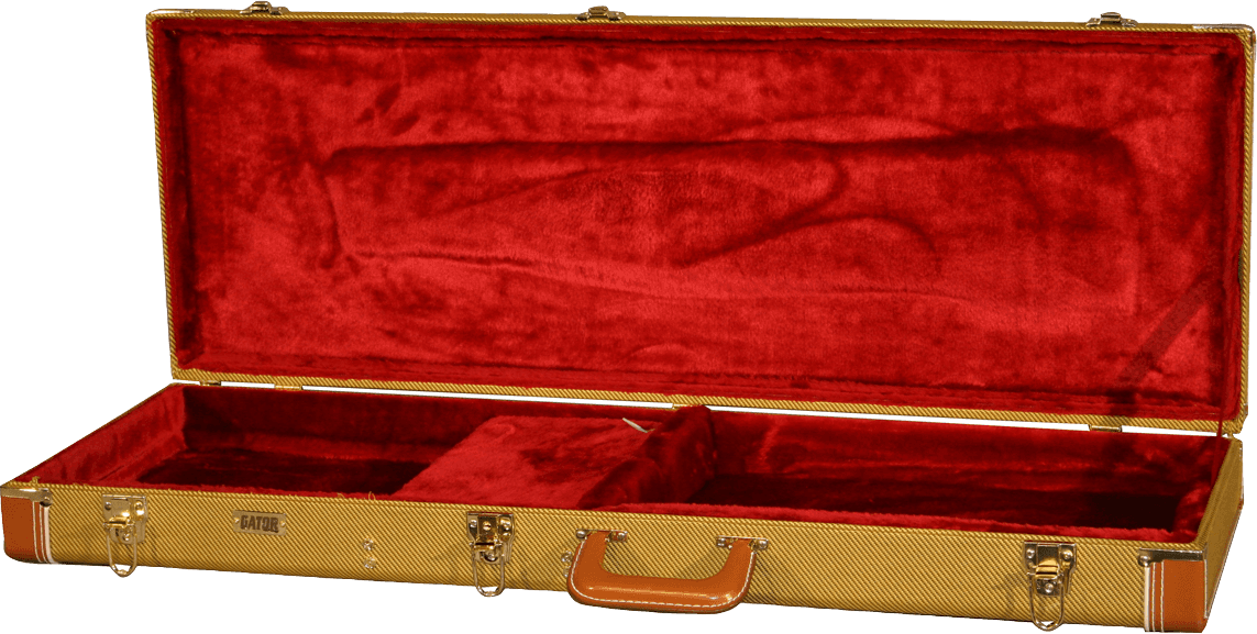 Elektrische Tweed Houten Koffer Deluxe - GW