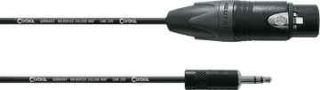 Ongebalanceerde Audiokabel XLR Female/Minijack Stereo 1,5 M