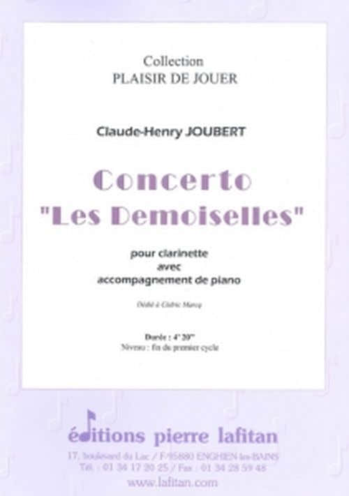 Joubert CLAUDE-henry - Concerto Les Demoiselles - Klarinet & piano