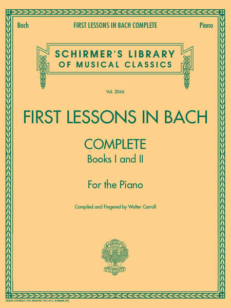 First Lessons In Bach 1 & 2 Complete - Version anglaise