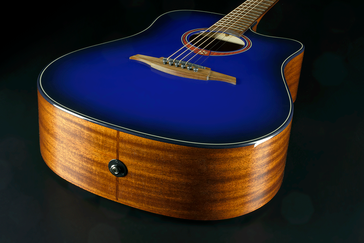 Tramontane T-Blue-DCE Dreadnought Ctw Blauw Burst
