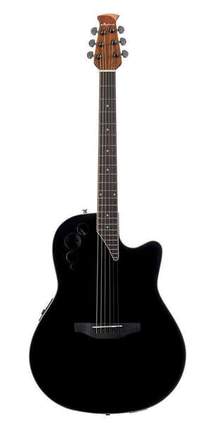 Elektro-Akoestische Gitaar Ae44Ii Mid Cutaway Black Satin