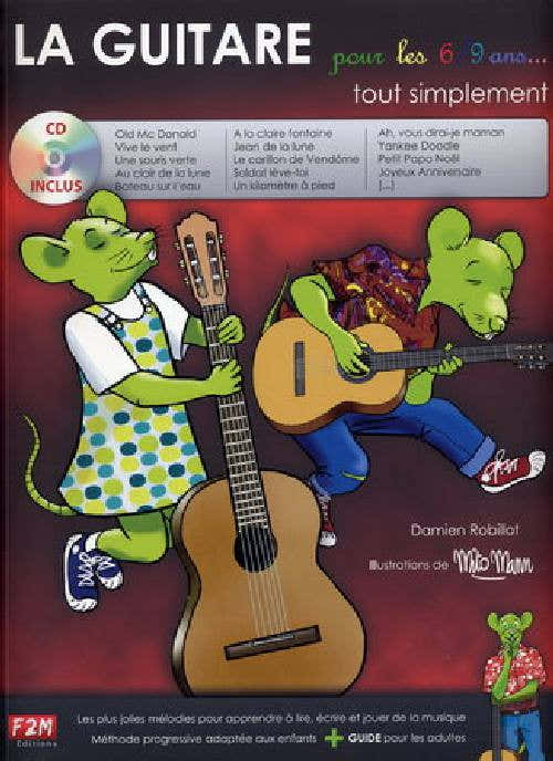 De gitaar voor 6/9-jarigen eenvoudig uitgelegd + CD