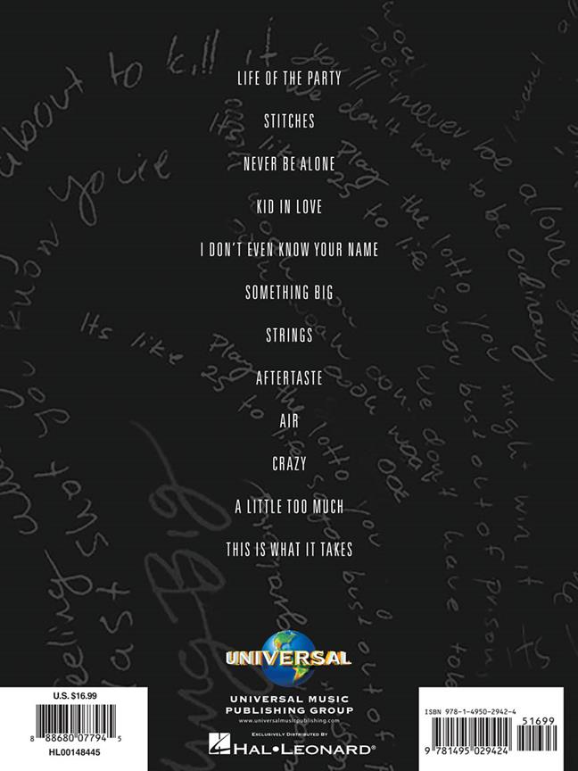 Shawn Mendes - Handwritten - PVG