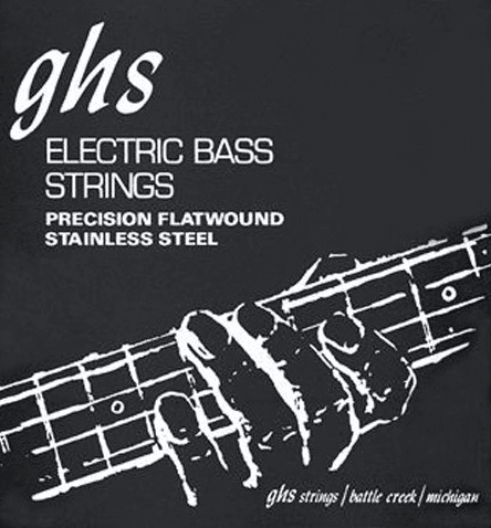 GHS FLAT WOUND MEDIUM 45 65 85 105
