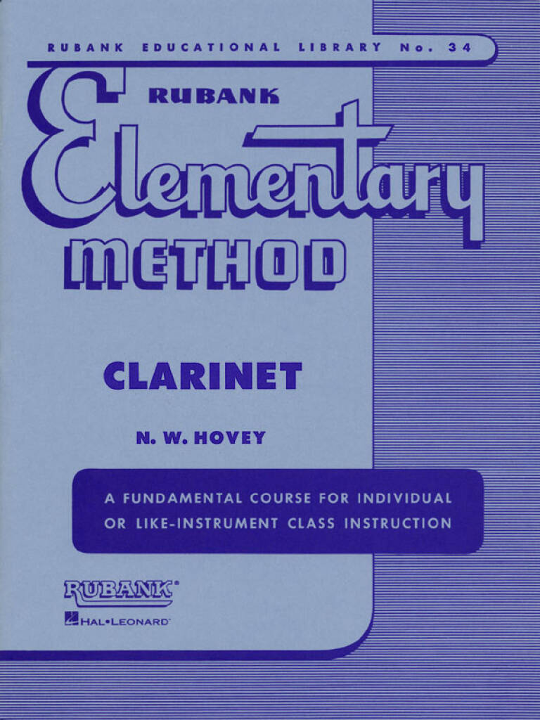 Hal Leonard N.W. Hovey - Rubank Elementary Method Clarinet