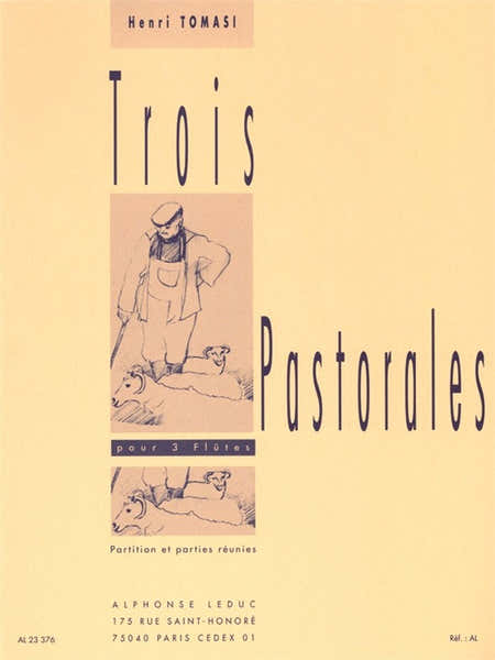 Leduc Trois Pastorales For 3 Flutes