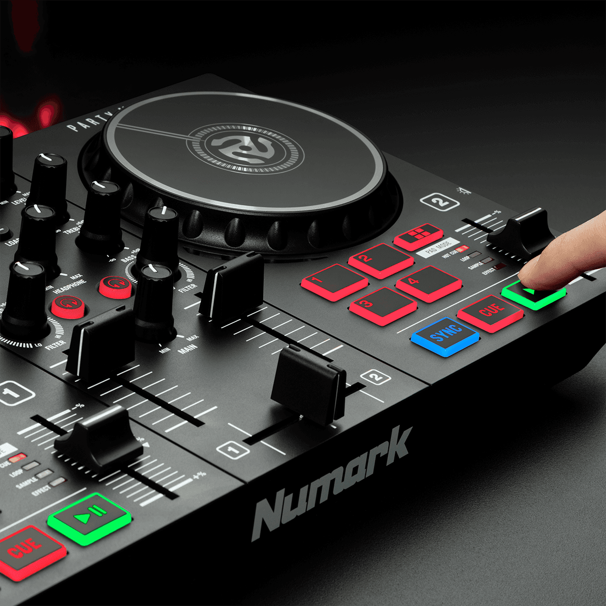 PARTY MIX 2 - 2-KANAALS DJ-CONTROLLER