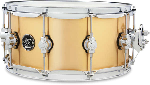 DW Drum Workshop Performance Polished brass 14X6.5"