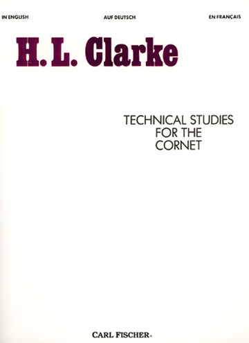 Technical Studies For The Cornet - Clarke