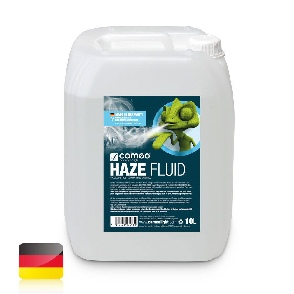 Cameo HAZE FLUID 10L - MISTVLOEISTOF VOOR FIJNE EN LANGDURIGE ROOK - OLIEVRIJ - 10 L