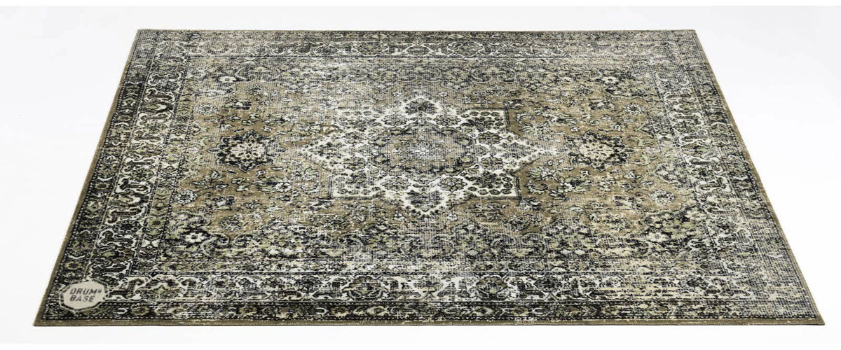Drum N Base VPCLB-GRN Mat Vintage Persian Club Series 1.63 X 1.42M Antislip Groen