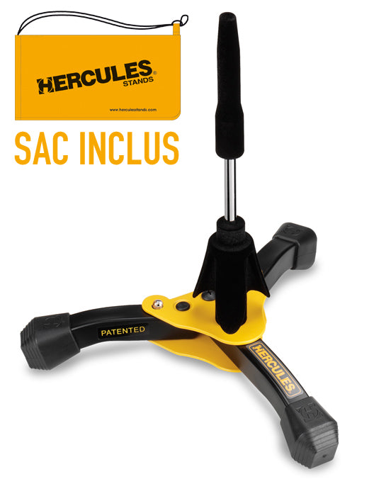 Hercules Stands IMPROVED FLUTE/CLARINET STAND WITH BAG DS640BB