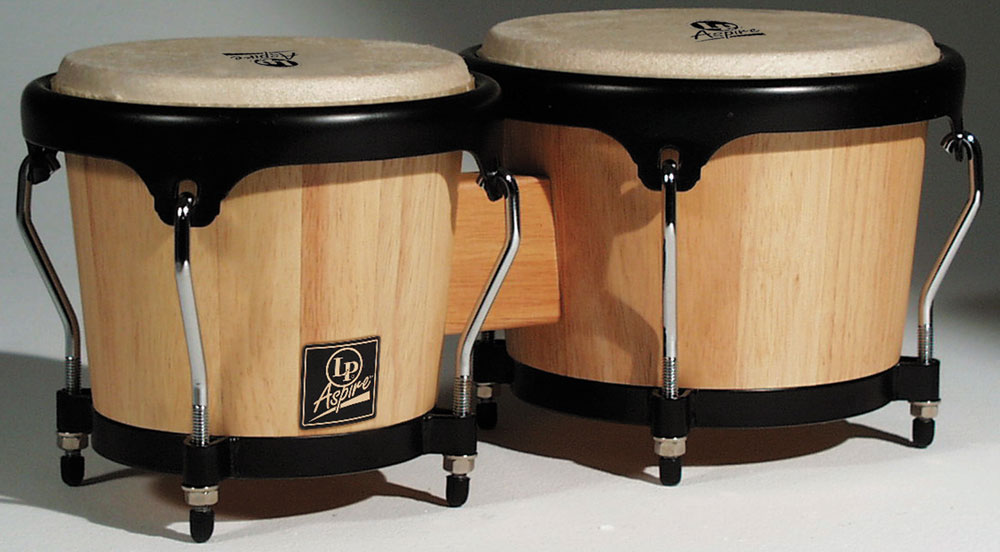 Latin Percussion LPA601/AW - BONGOS ASPIRE 6" 3/4 & 8" NATURAL GOLD
