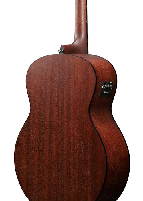 PJ50E-Oah Openporige vintage amber Sunburst top Openporige natuurlijke achterzijde en zijkanten