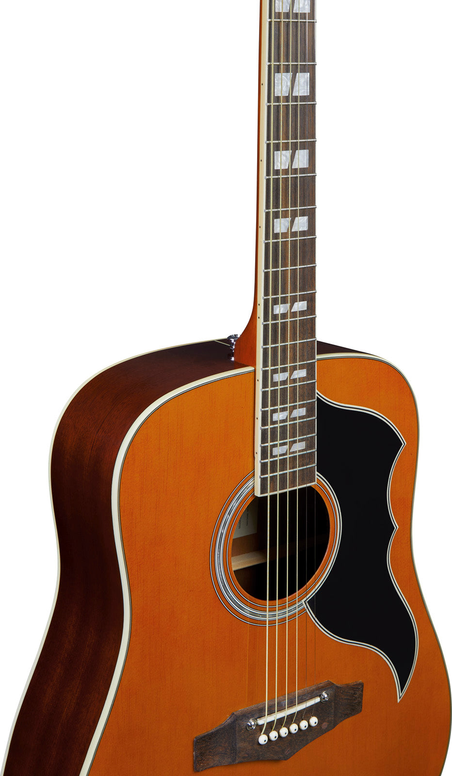 Ranger VI Vintage heruitgave Dreadnought met gebeitst naturel bovenblad