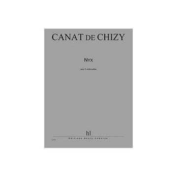 Canatchizy - Nyx 3 Violoncelles - 3 Violoncelles