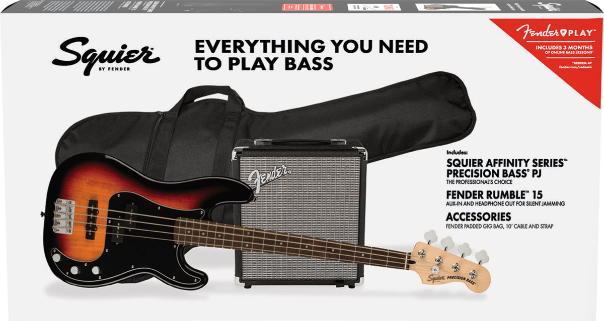 Squier Basgitaren