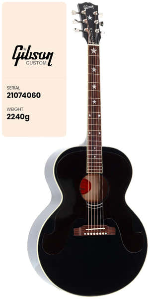 Gibson Acoustic J-180 Signature Everly Brothers Ebony CS
