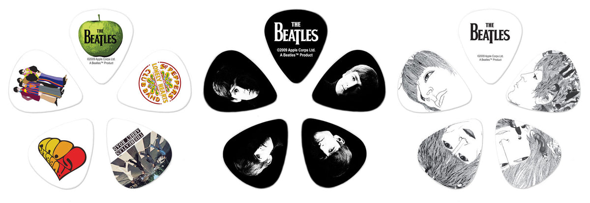 Beatles Signature Gitaarplectrumboxen Logo 15 plectrums