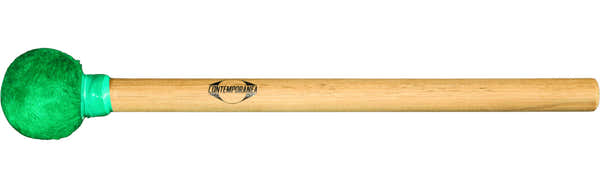 Wooden surdo mallet 40cm - Green