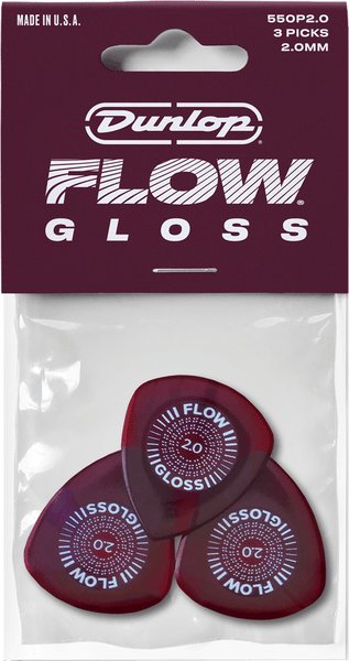 Dunlop 3 x 2,00mm Flow Gloss