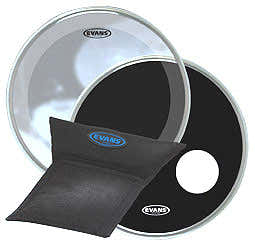 Evans BD22B3 SET KIT - EQ3 BEATER AND RESONANT 22