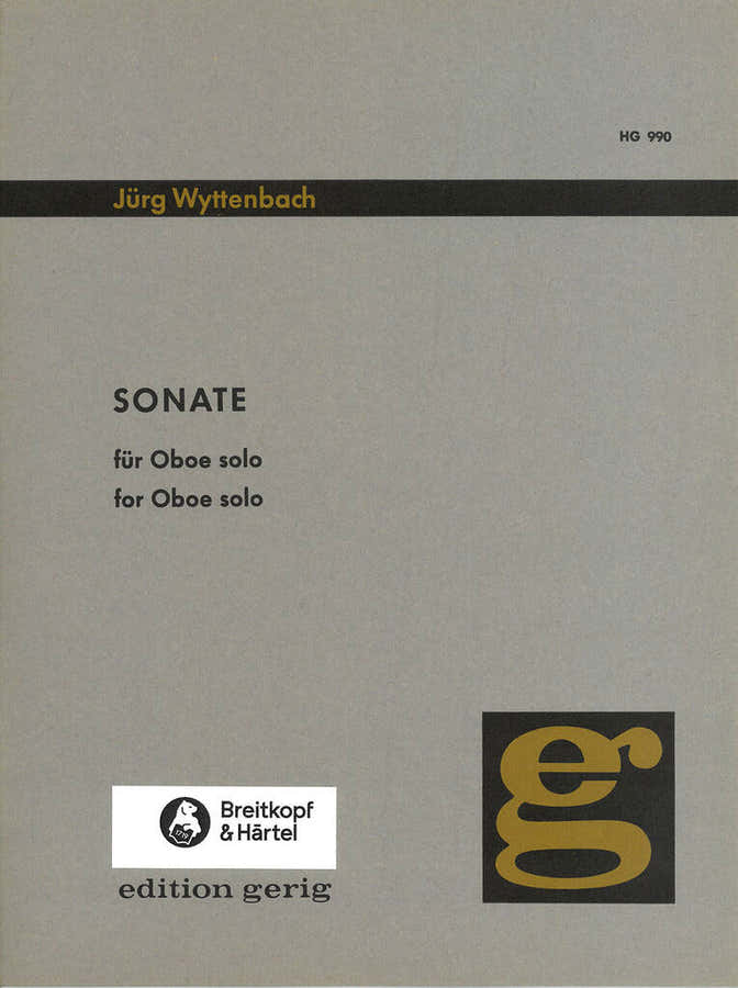 Wyttenbach Jurg - Sonate - Oboe