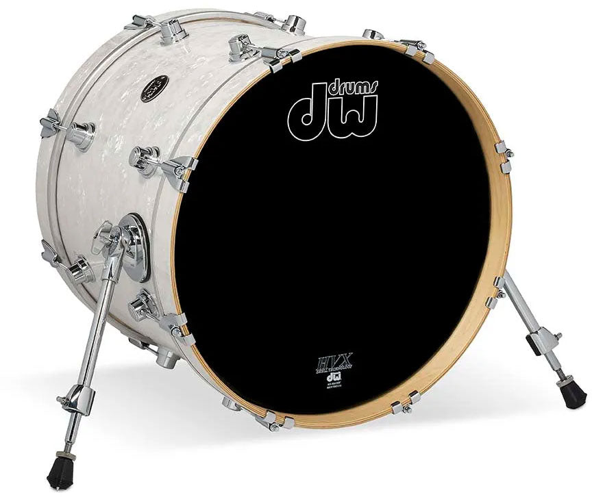 DW Drum Workshop 18X14 BASS DRUM PERFORMANCE FINISH PLY / SATIN OIL WHITE MARINE PEARL