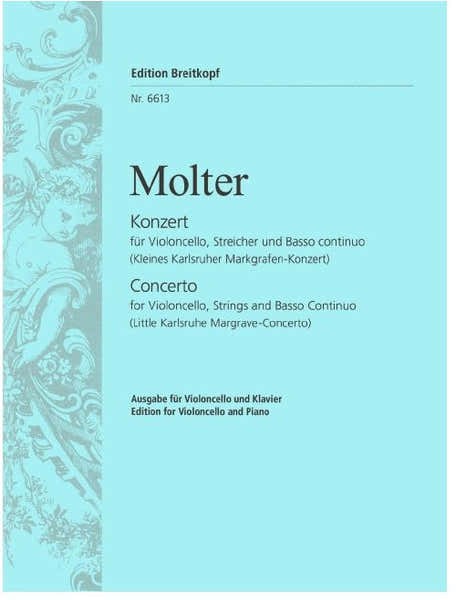 Edition Breitkopf Molter J.M. - Violoncello Concerto In C Major