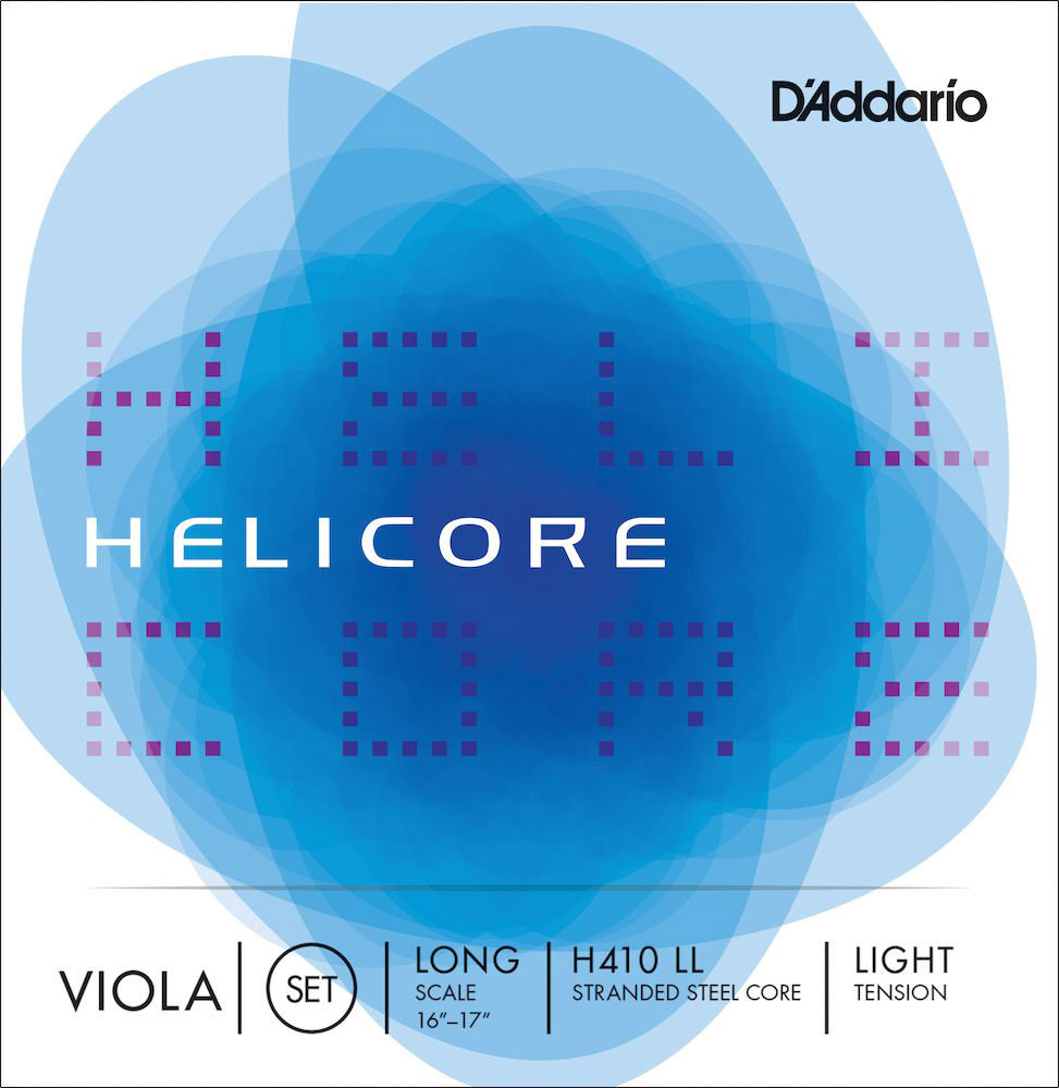 D'ADDARIO HELICORE VIOLA STRING SET "LONG SCALE" TENSION LIGHT