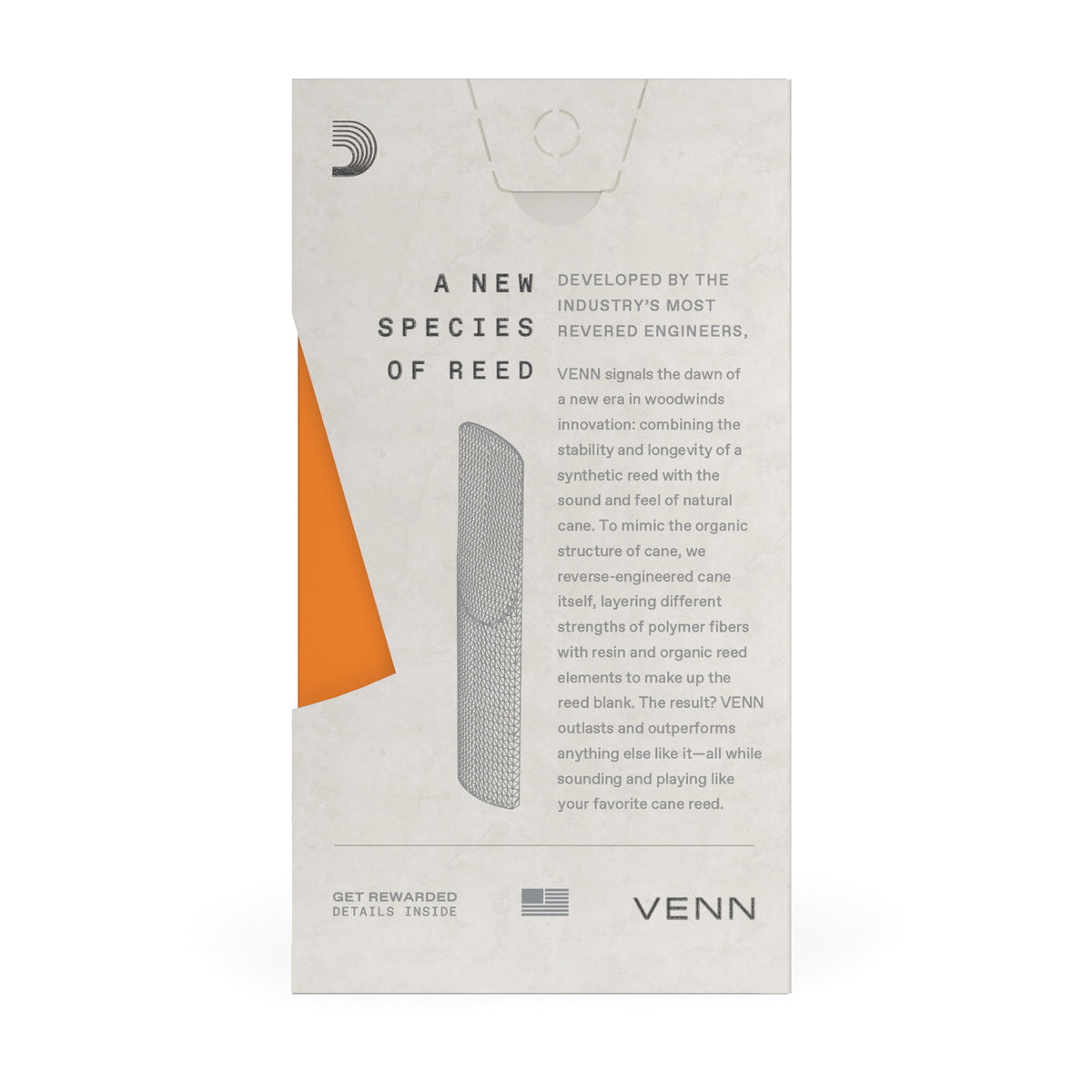 Riet Venn Tenorsaxofoon - Synthetisch 3+