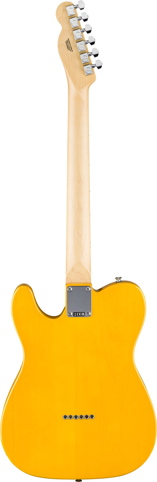 Standard Telecaster MN Zwarte slagplaat Butterscotchblond