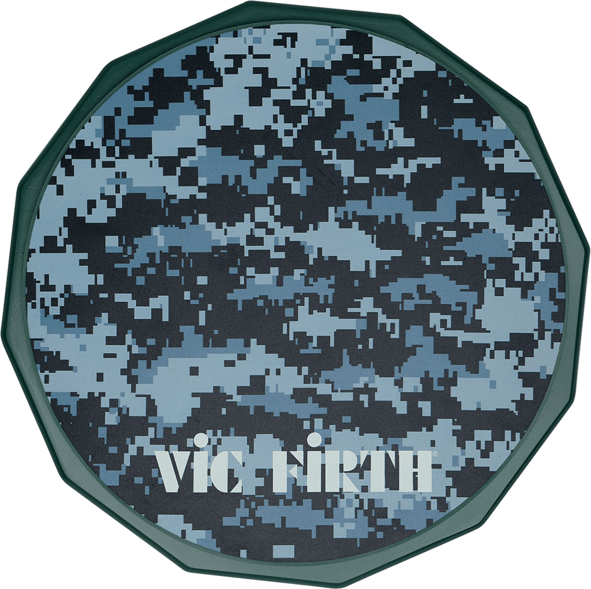 VIC FIRTH DIGITAL CAMO PRACTICE PAD 6" (IN ENGLISH)