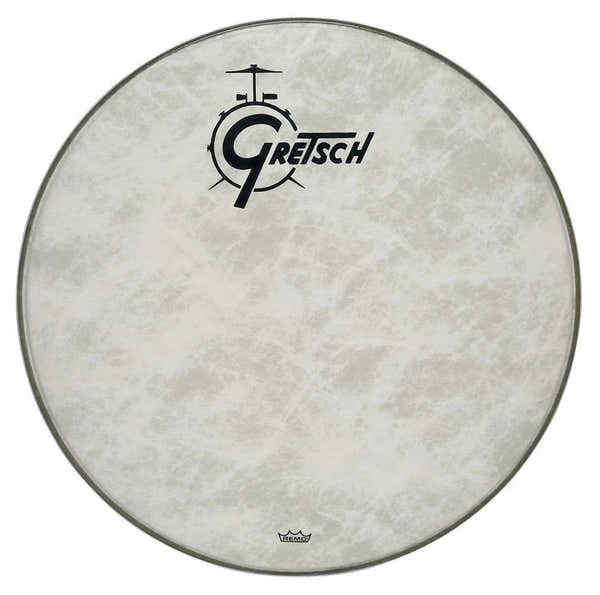 FIBERSKYN 18" LOGO GRETSCH DRUMS RESONANTIE