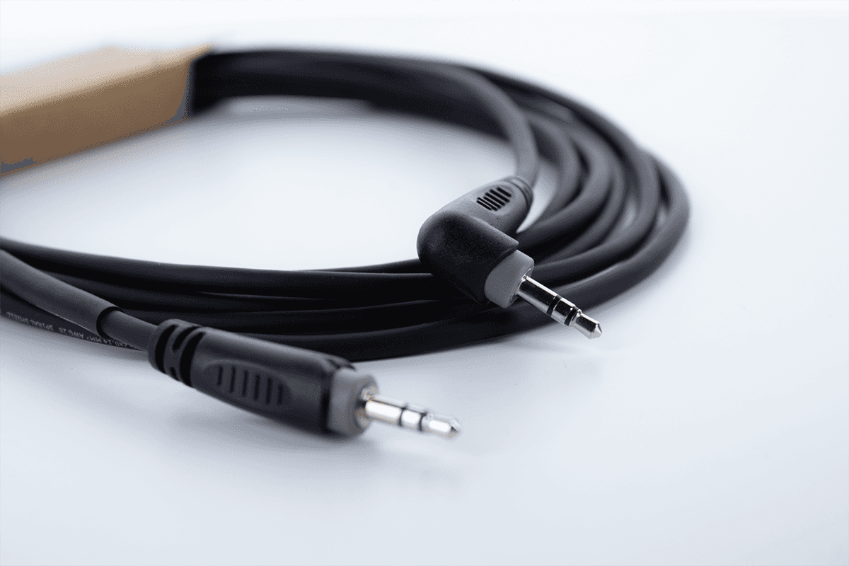 Stereo-Audiokabel Mini-jack Recht /Haaks 50 CM