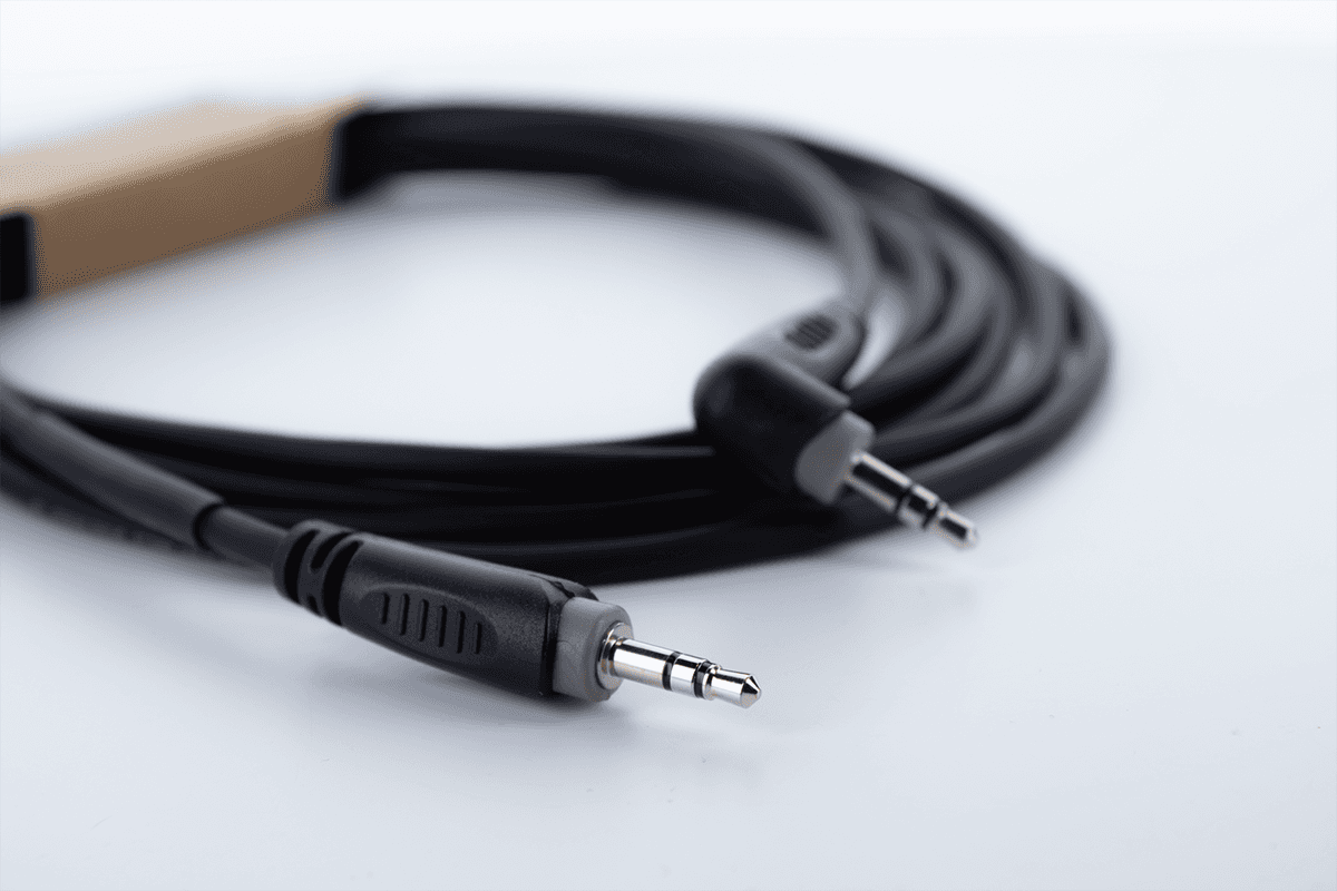 Stereo-Audiokabel Mini-jack Recht /Haaks 50 CM