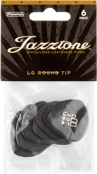 Dunlop 6 x Jazztone 207 Large Rond